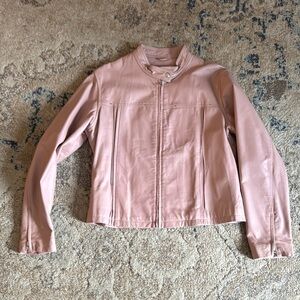 Pink Leather Jacket